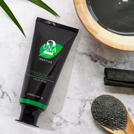 Creme dental de carvão ativado